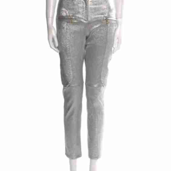 Leather Straight Leg Pants