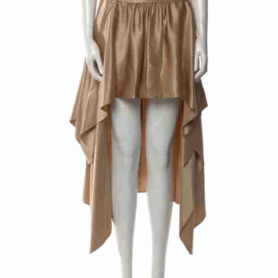 Silk Long Skirt