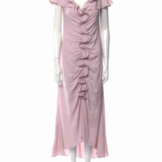 Cowl Neck Long Dress