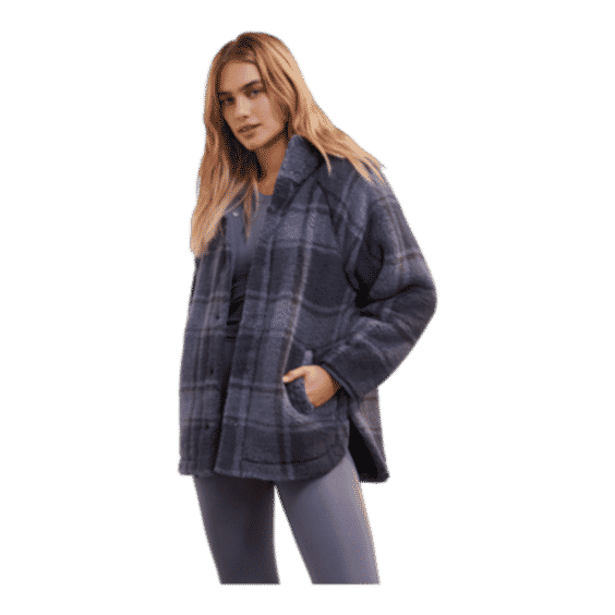 Cross Country Plaid Sherpa Jacket 