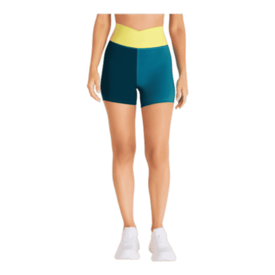 Color Block Bike Short