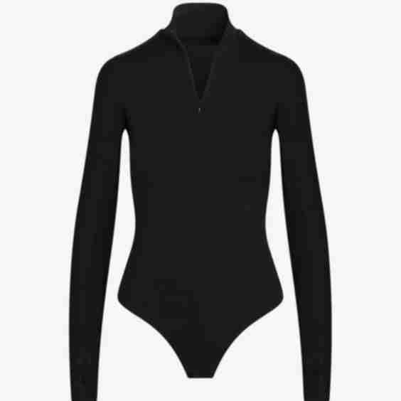 Neoprene Zip Long Sleeve Bodysuit
