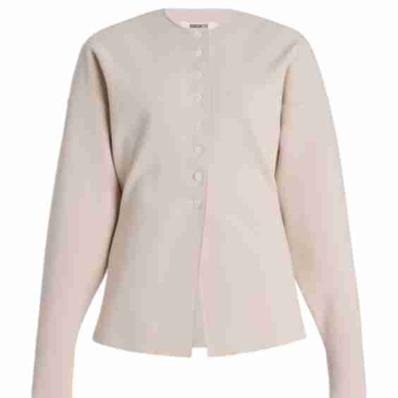 Exclusive Lay2 Bonded Crepe Cardigan