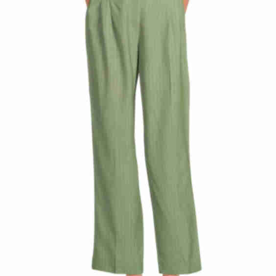 Pinstripe Wide Leg Pants