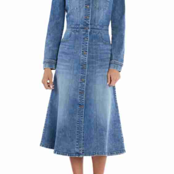 Long Sleeve Denim Dress