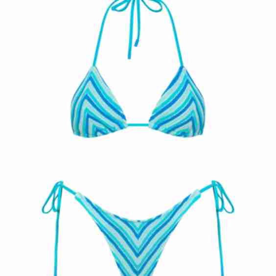 Vinca - Sour Terry Towelling Triangle Bikini Set
