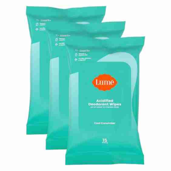 Cool Cucumber Acidified Deodorant Wipes 
