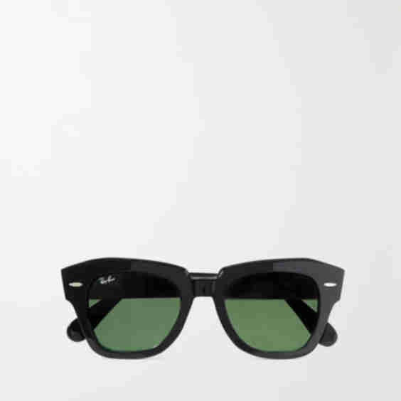 State Street Square Frame Acetate Sunglasses