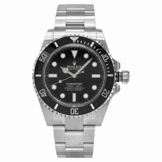 Submariner 41 No Date Steel Ceramic Black Dial Watch 