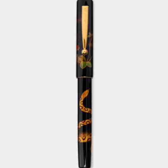 Yukari Zodiac Snake Urushi Fountain Pen