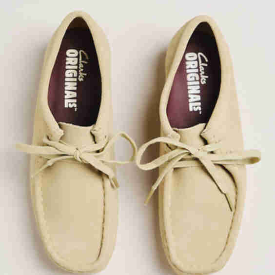 Suede and Leather Wallabee Shoes