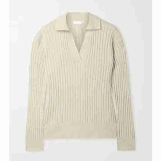 + Net Sustain Kate Ribbed Cotton-Blend Sweater