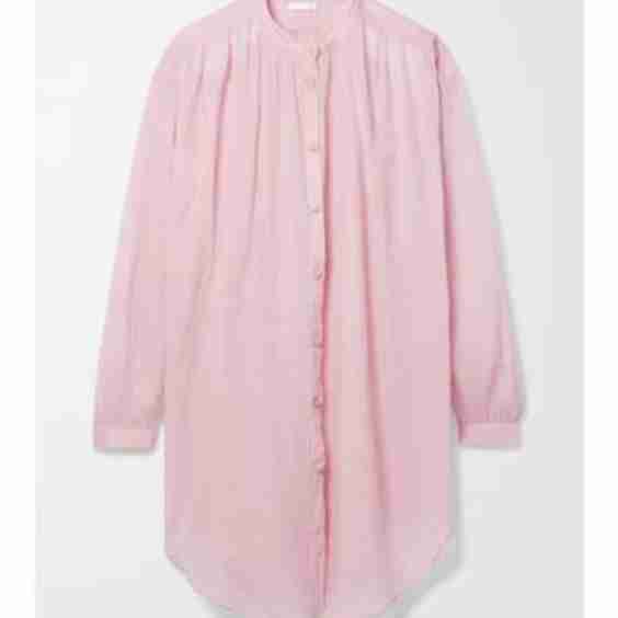 Brea Oversized Cotton-Voile Kaftan