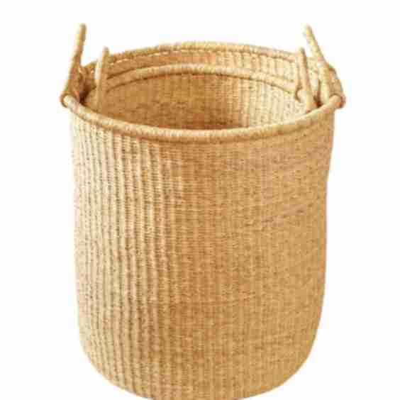 Bolga Hamper Baskets Set of 2