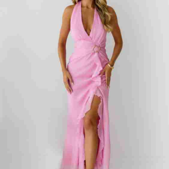 Follow The Stars Halter Maxi Dress