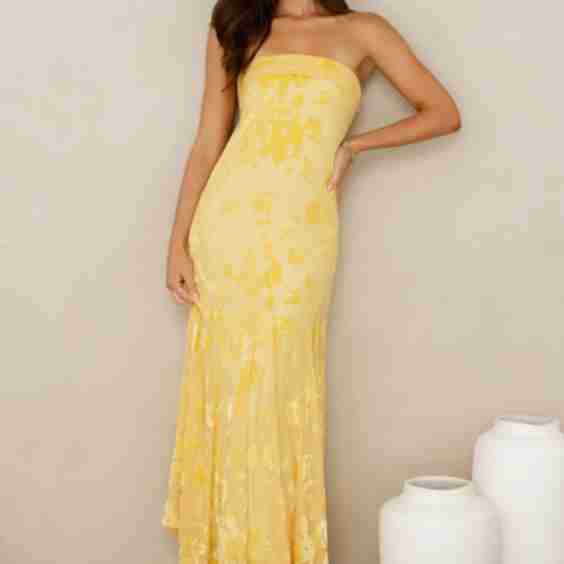 Style Empress Strapless Maxi Dress