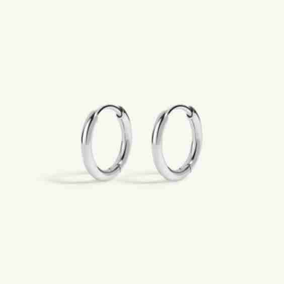 Classic Huggie Hoops, 11mm Earring