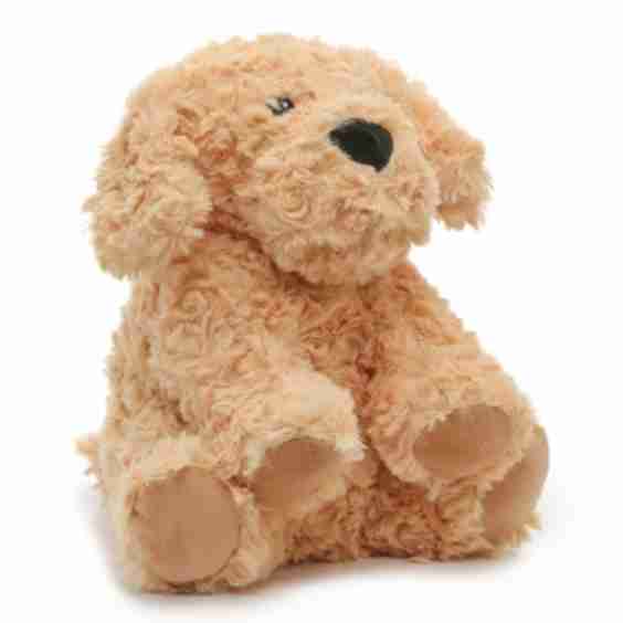 Golden Puppy Warming Stuffed Animal