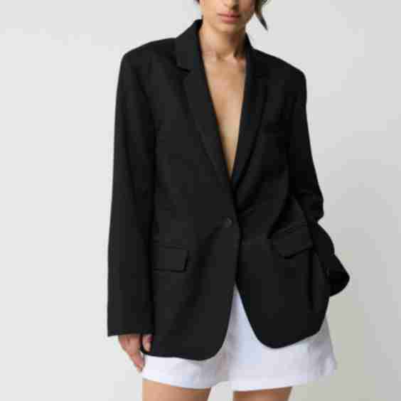 The Oversized Tencel Blazer