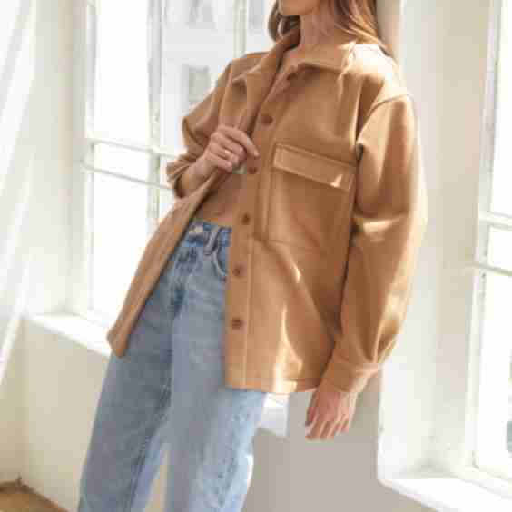 Wool Shirt Jacket 