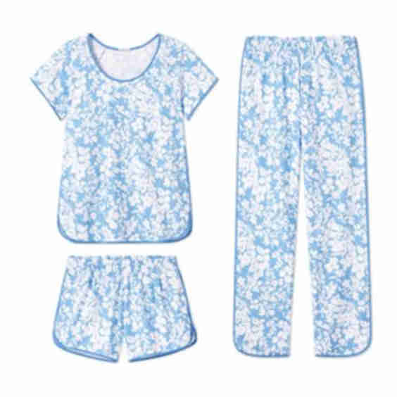Sky Floral Pajama Bundle