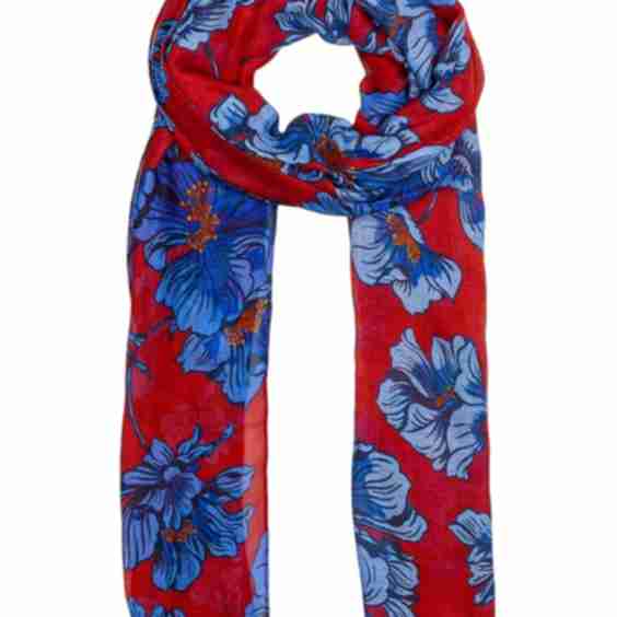 Grecian Rose Print Scarf