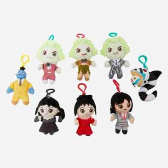 Beetlejuice Blind Box Plush Key Chain
