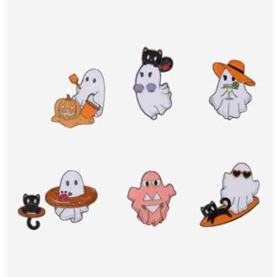 Summer Ghostees Blind Bag Enamel Pin