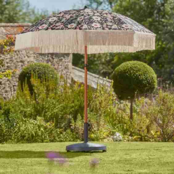 Floral Fringed Parasol