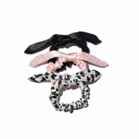 Silk Bunny Scrunchies