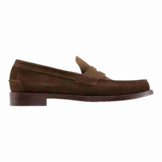 Suede Italian Penny Loafer