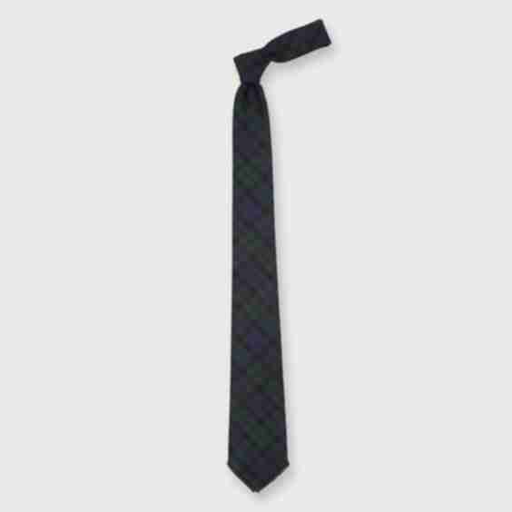 Fringed Wool Woven Tie 