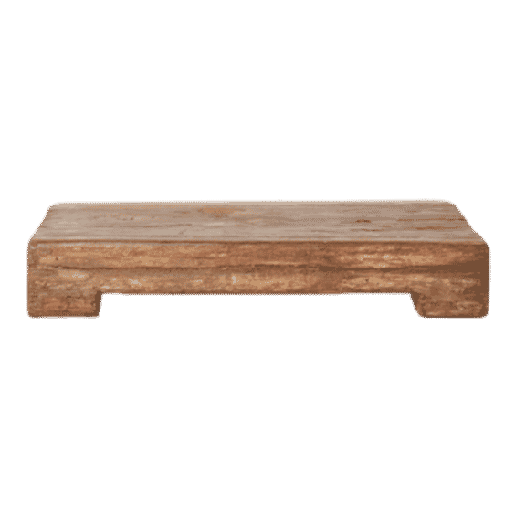 Natural Wood Pedestal
