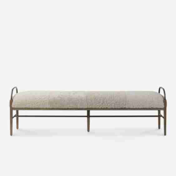 Amber Lewis x Four Hands Demi Bench