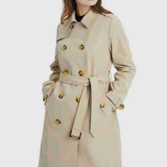 Double-Breasted Trench Coat