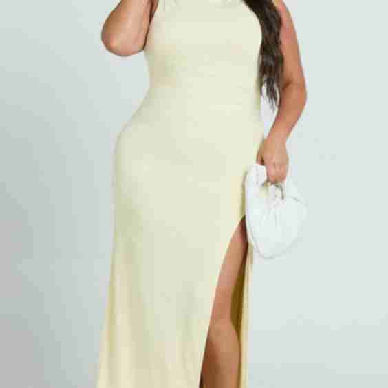 Audette Maxi Dress Boat Neck Ruched Fitted Dress
