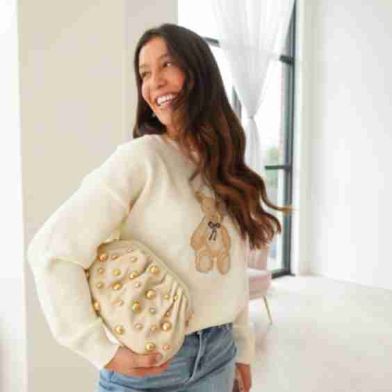 The Abby Studded Clutch