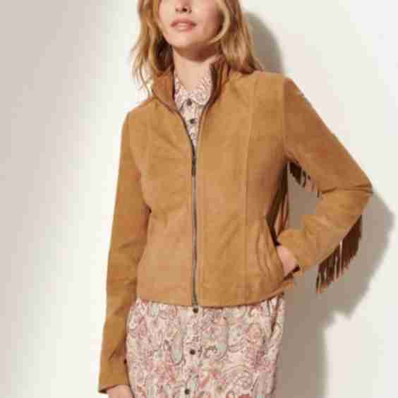 Cadie Suede Leather Jacket