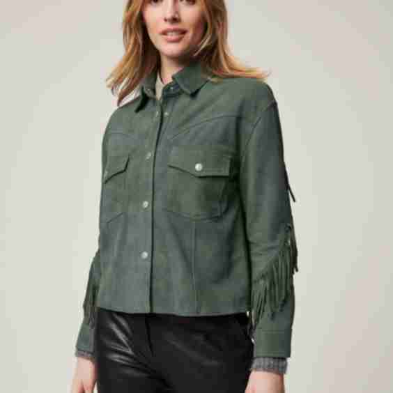 Rosario Suede Leather Jacket
