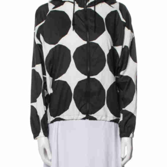 Polka Dot Print Jacket