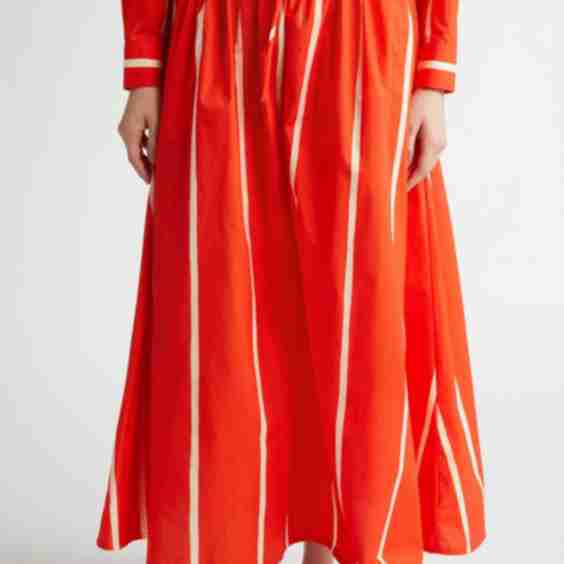 Buklee Puhveli Cotton Maxi Skirt