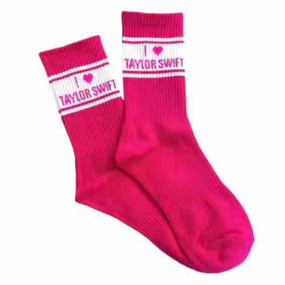 Taylor Swift Varsity Crew Socks