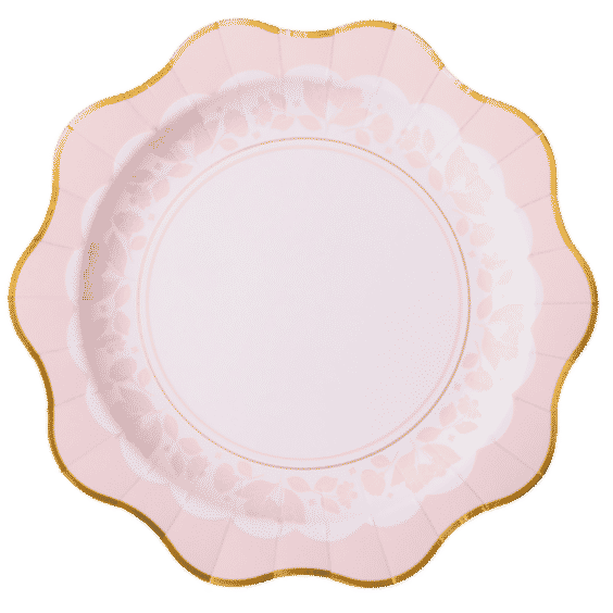 Elegant Floral Dinner Plates