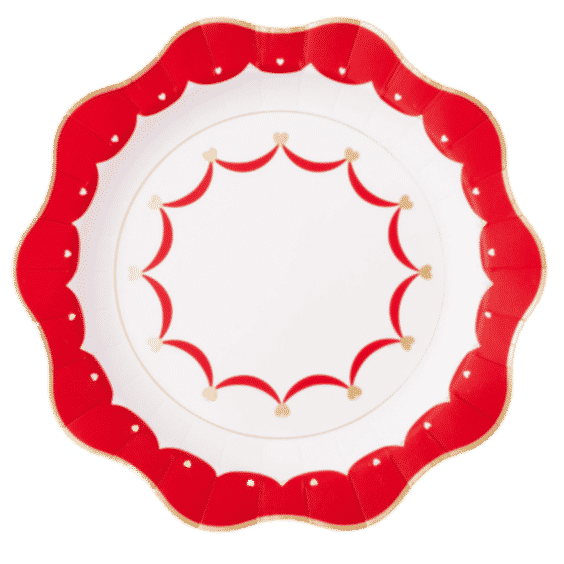 Elegant Valentine Dinner Plates