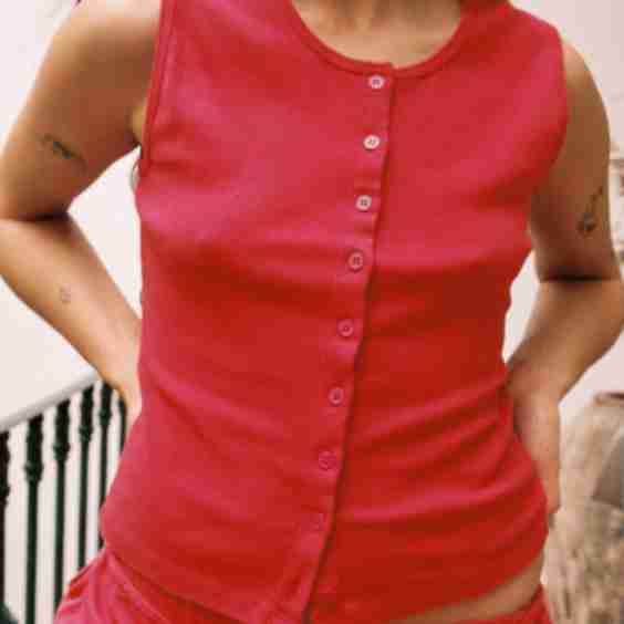 Sophie Sleeveless Cardigan