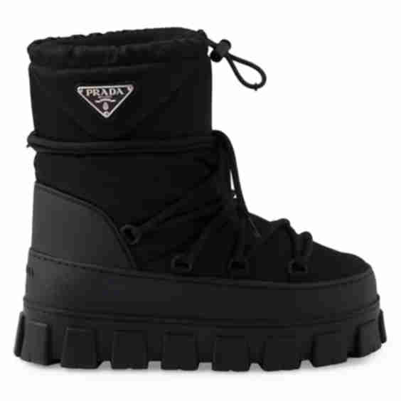 Re-nylon Gabardine Après-Ski Booties