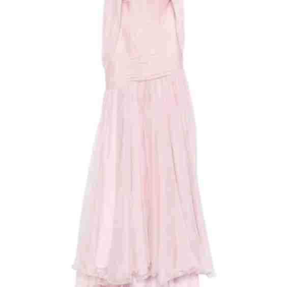 Adelina Pleated Strapless Dress