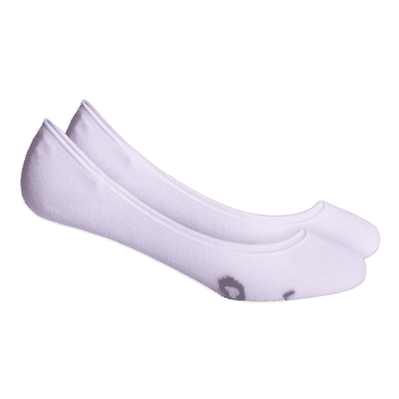 Bamboo Ballet No-Show Socks - White