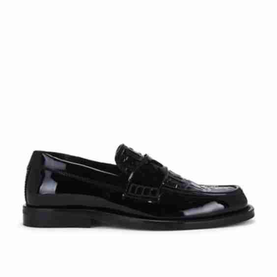 Wirdo Patent Monogram Loafers