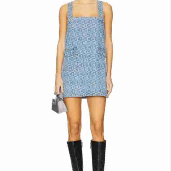 Monogram Denim Pocket Dress